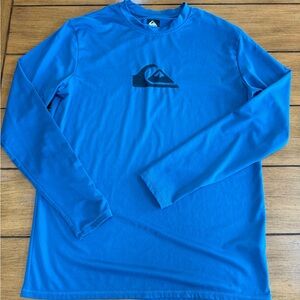 Quiksilver Men's Ocean Blue Long Sleeve Tee